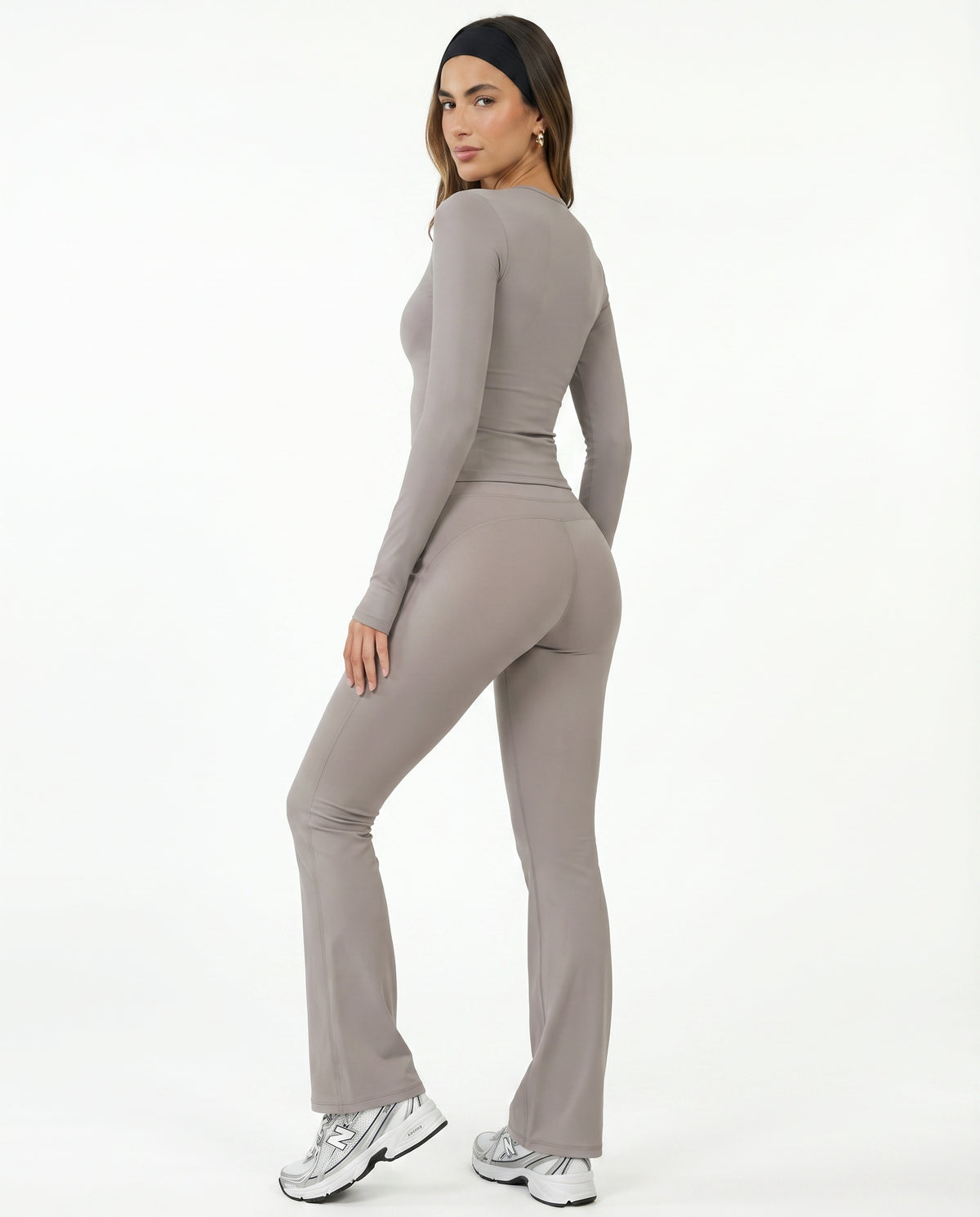 Flare High Waist Sculpt Yoga Leggings — view 5