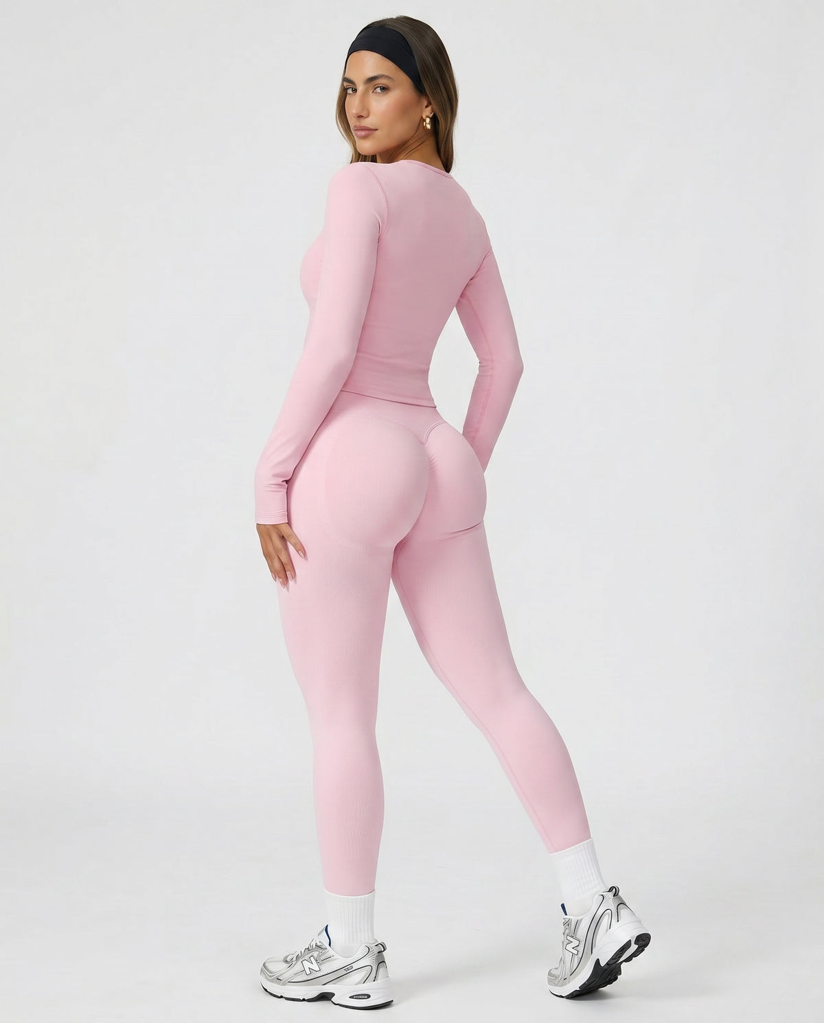 Seamless High Waist Sculpting Compression Leggings — view 5