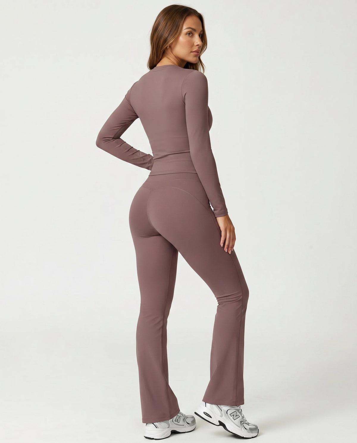 Flare High Waist Sculpt Yoga Leggings — view 5