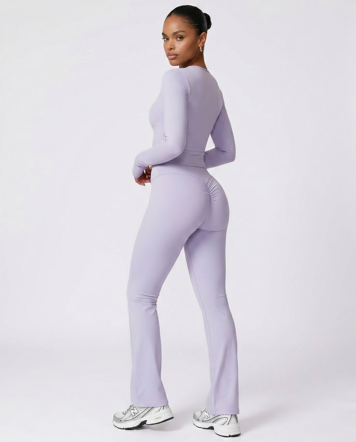 Flare High Waist Sculpt Yoga Leggings — view 5