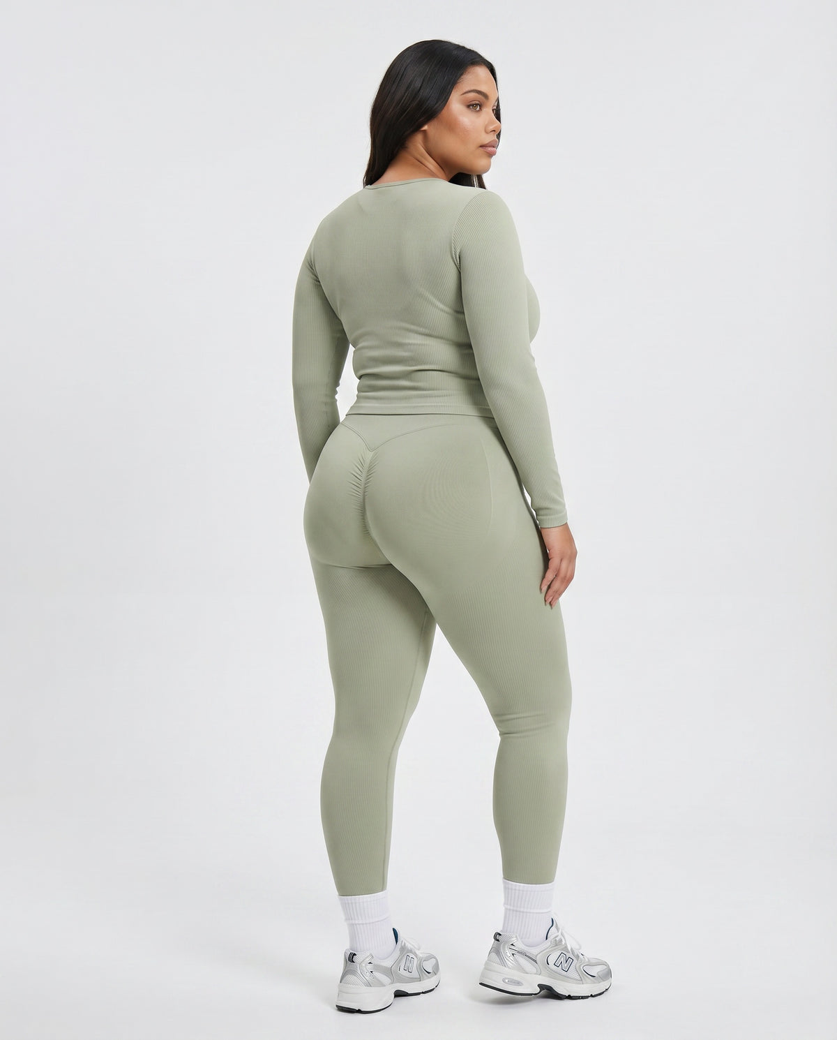 Seamless High Waist Sculpting Compression Leggings — view 6
