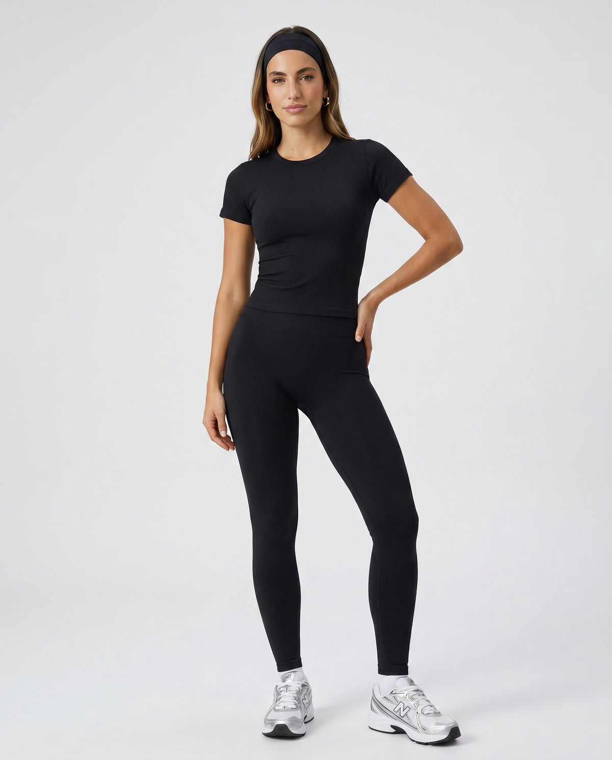 Seamless High Waist Sculpting Compression Leggings — view 2