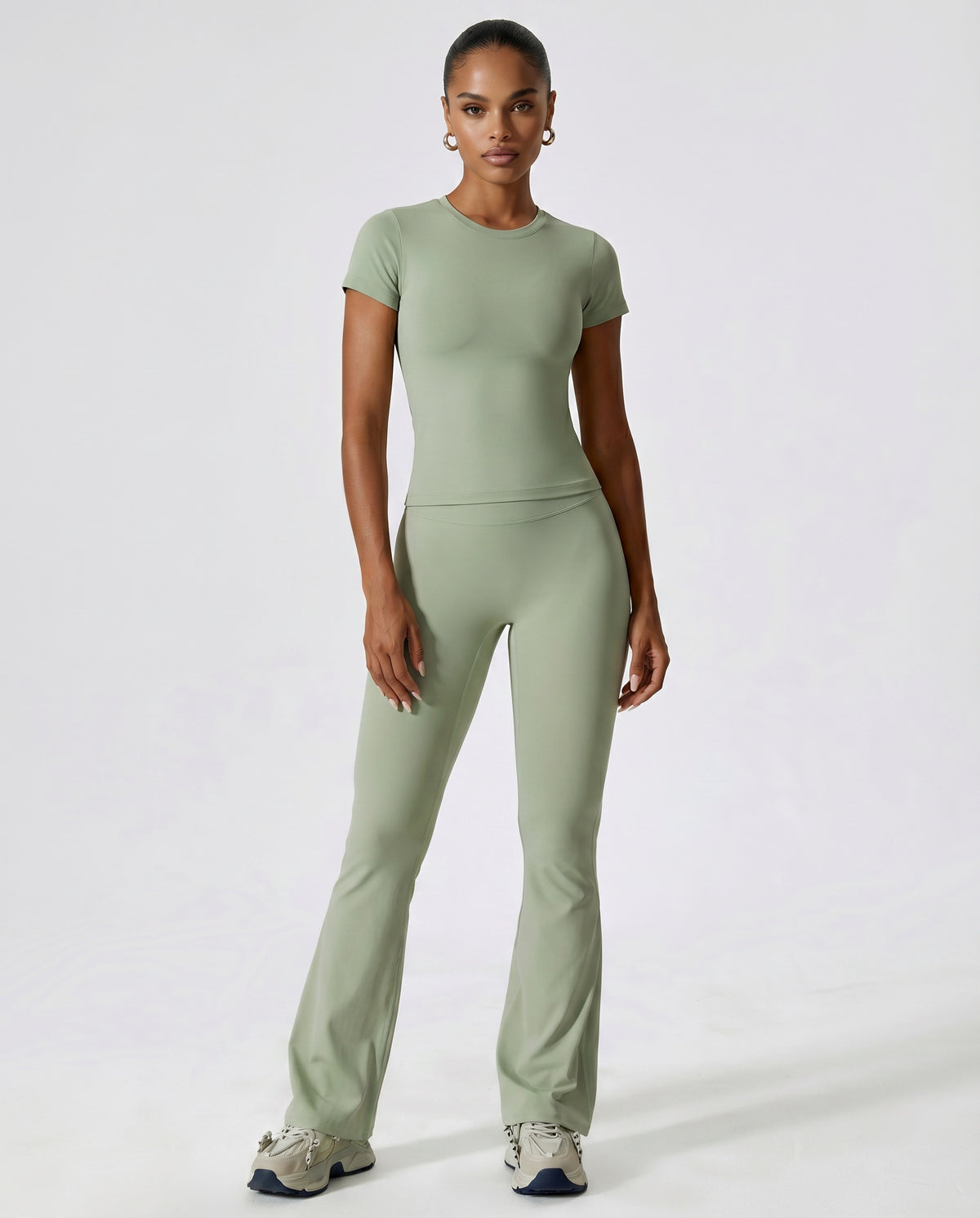 Flare High Waist Sculpt Yoga Leggings — view 2