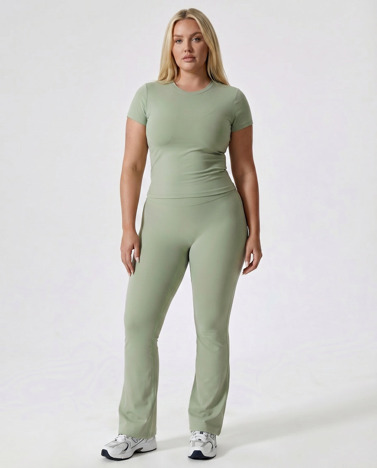 Flare High Waist Sculpt Yoga Leggings — view 3