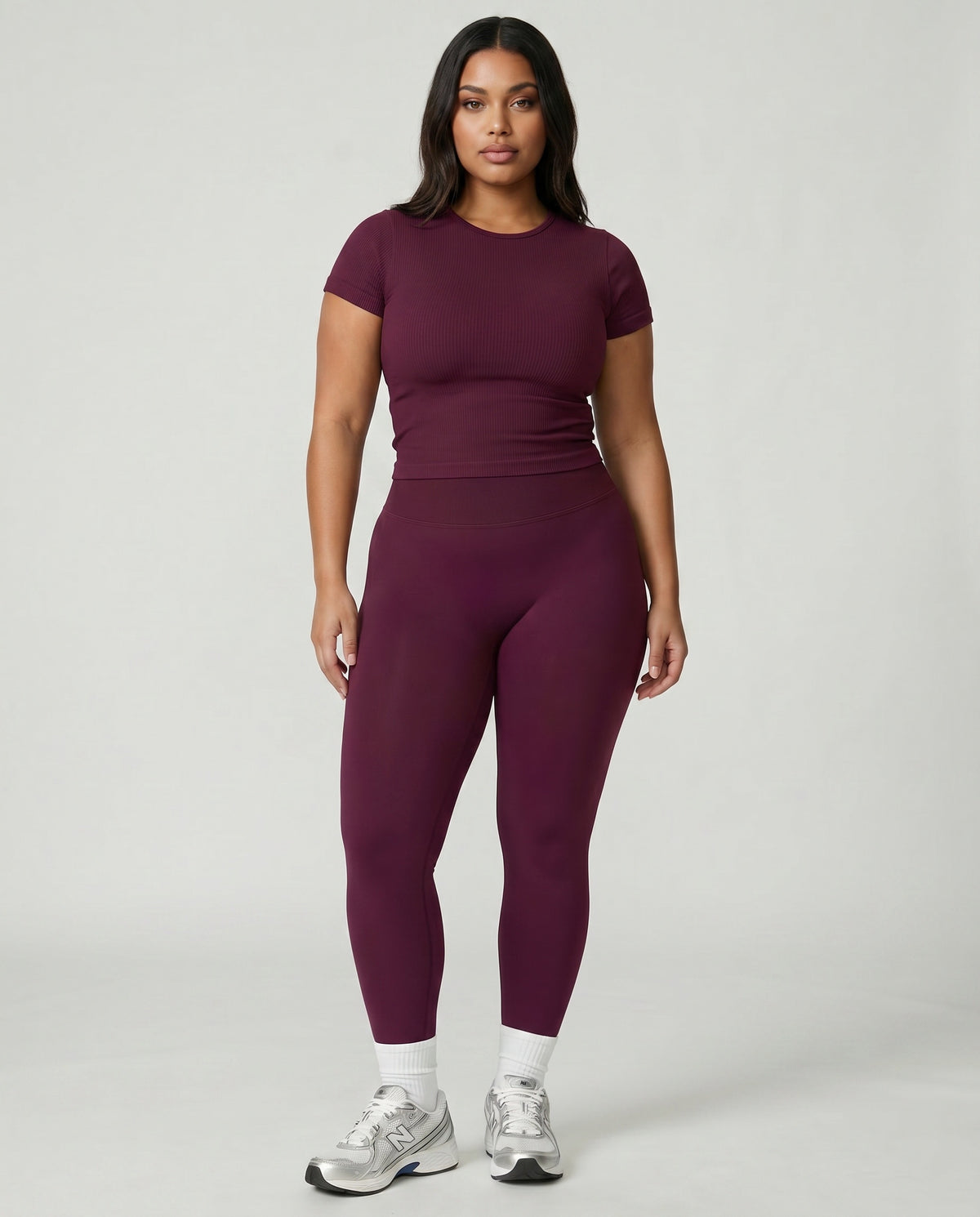 Seamless High Waist Sculpting Compression Leggings — view 3