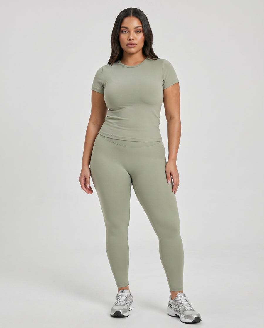 Seamless High Waist Sculpting Compression Leggings