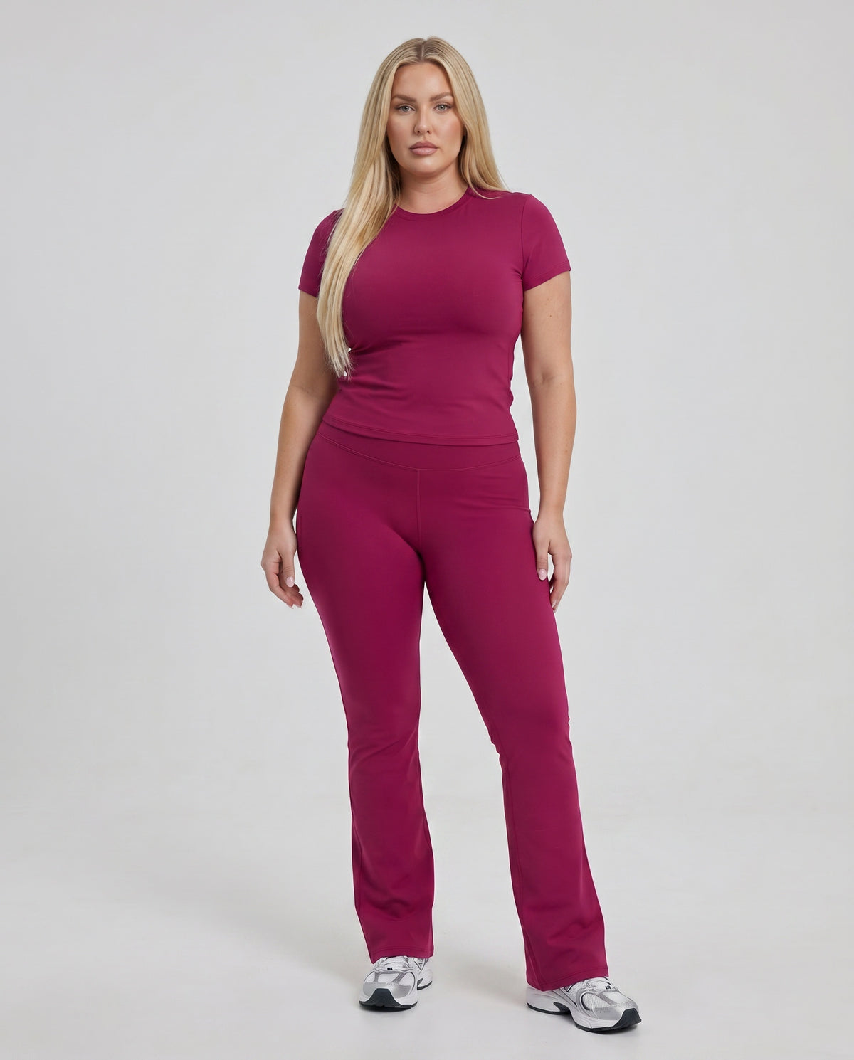 Flare High Waist Sculpt Yoga Leggings — view 3