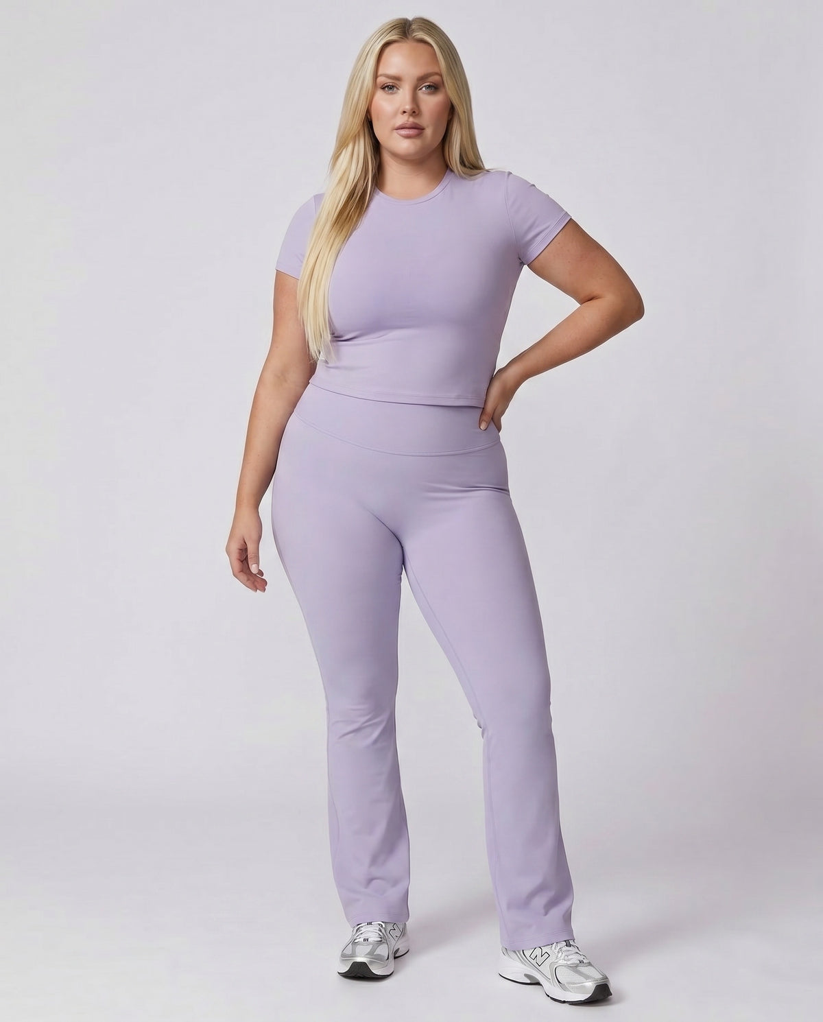 Flare High Waist Sculpt Yoga Leggings — view 3