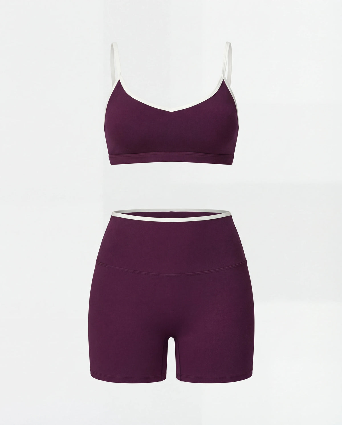 Sculpt Biker Short Set in Purple