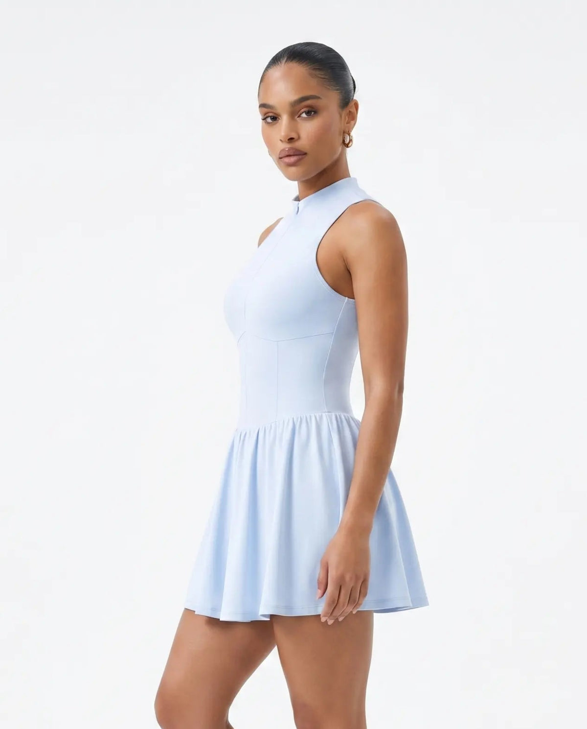 Sculpt Flare Compression Sleeveless Padel Dress