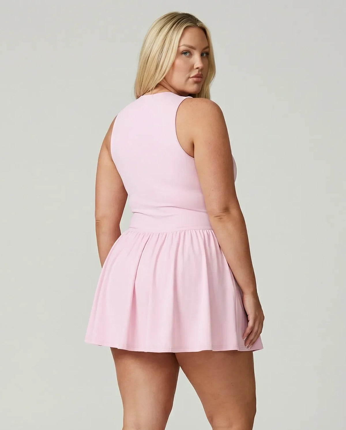 Sculpt Flare Compression Sleeveless Padel Dress
