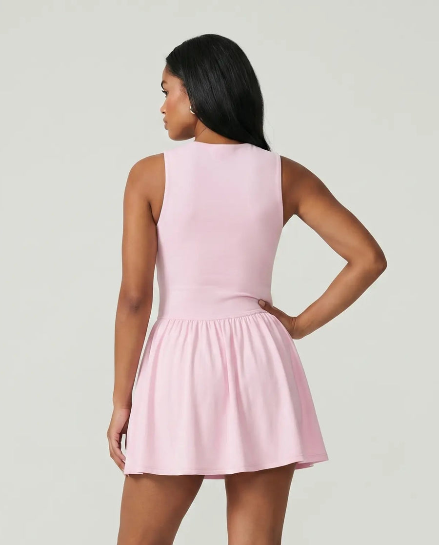 Sculpt Flare Compression Sleeveless Padel Dress