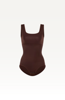 SculptForm Seamless Contour Bodysuit Brown Women Stretch Fabric