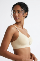 Soft Wireless Bra Unlined Nude Women Seamless Stretch