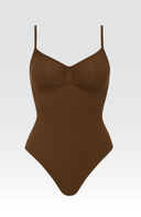 Seamless Bodysuit Brown