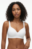 Wireless Contour Bra White Women Seamless Stretch