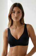 Wireless Lifting Jelly Bra White Women Seamless Stretch