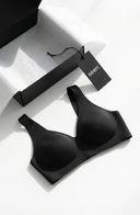 Wireless Lifting Jelly Bra White Women Seamless Stretch