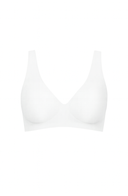 Wireless Lifting Jelly Bra White Women Seamless Stretch