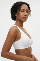 Wireless Lifting Jelly Bra White Women Seamless Stretch