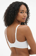 Wireless Lifting Jelly Bra White Women Seamless Stretch