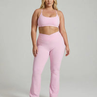 Activewear Set Yoga Flare Leggings & Bra – Sculpt Fit