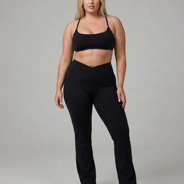 Activewear Set Yoga Flare Leggings & Bra – Sculpt Fit