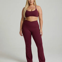 Activewear Set Yoga Flare Leggings & Bra – Sculpt Fit