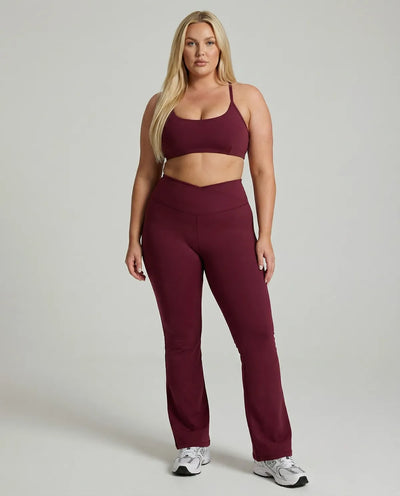 Activewear Set Yoga Flare Leggings & Bra – Sculpt Fit