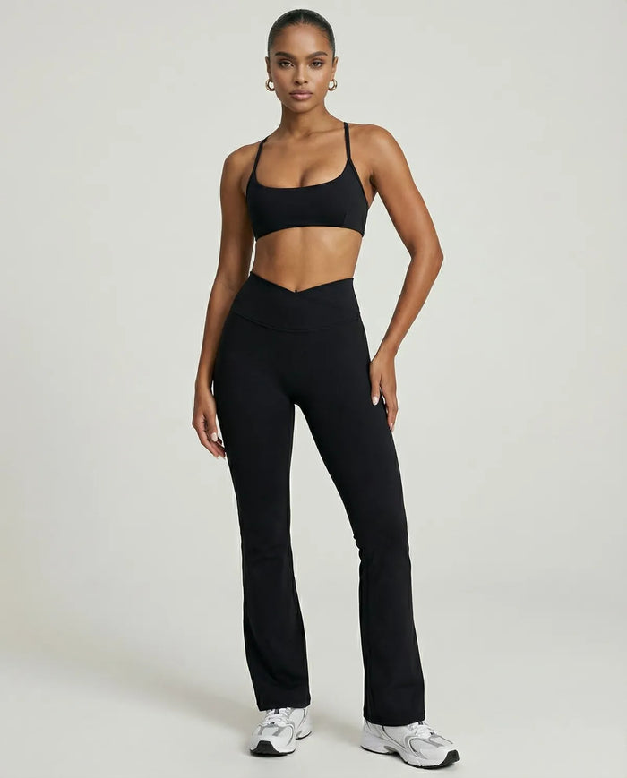 Activewear Set Yoga Flare Leggings & Bra – Sculpt Fit