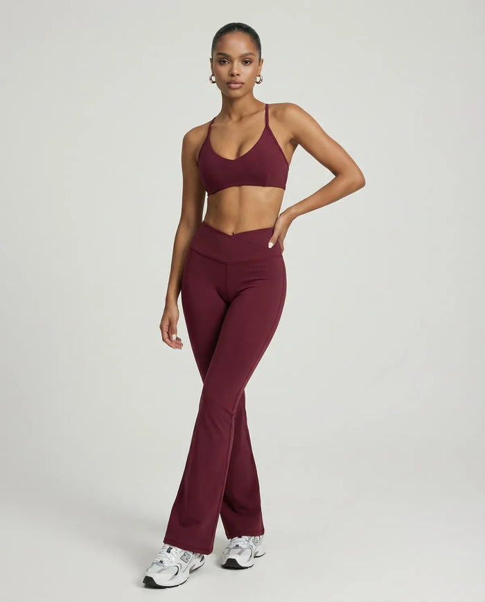 Activewear Set Yoga Flare Leggings & Bra – Sculpt Fit