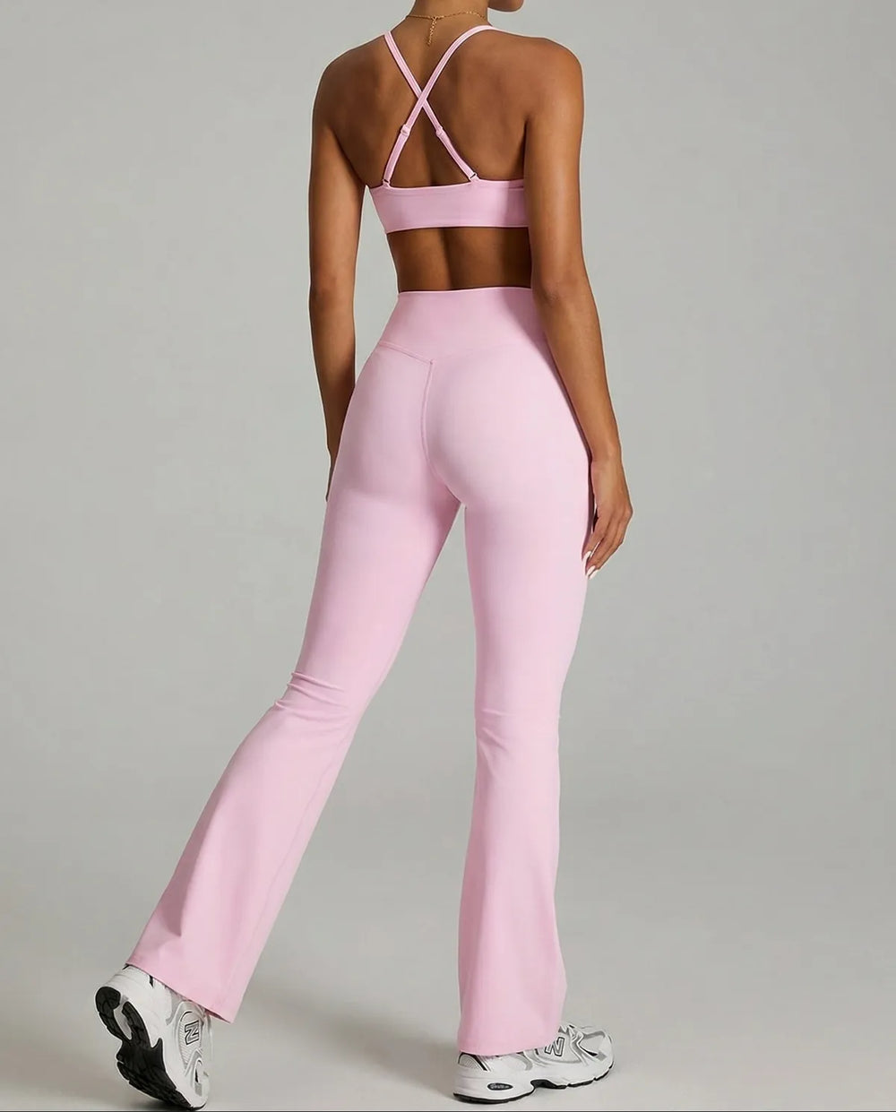 Activewear Set Yoga Flare Leggings & Bra – Sculpt Fit