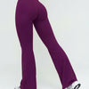 Ruched High Waist Flare Yoga Leggings