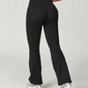 High Waist Wide Waistband Flare Leggings
