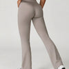 High Waist Wide Waistband Flare Leggings