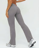 Ruched High Waist Flare Yoga Leggings — view 4