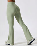 Flare High Waist Sculpt Yoga Leggings — view 4