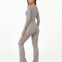 Flare High Waist Sculpt Yoga Leggings — view 5