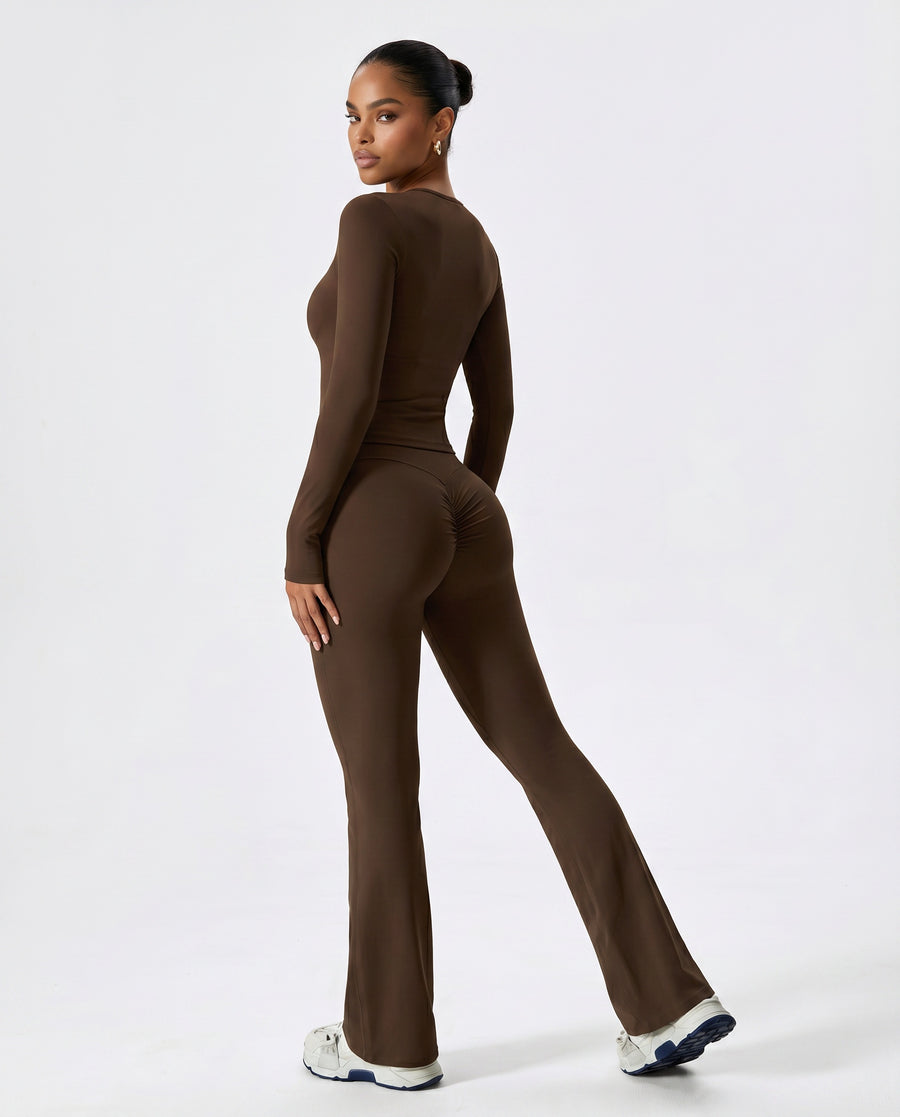 Flare High Waist Sculpt Yoga Leggings