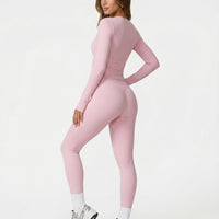 High Waist Crossover Sculpt Compression Leggings — view 5
