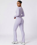 Flare High Waist Sculpt Yoga Leggings — view 5