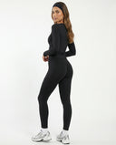 High Waist Crossover Sculpt Compression Leggings — view 5