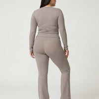 Flare High Waist Sculpt Yoga Leggings — view 6