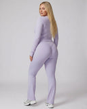 Flare High Waist Sculpt Yoga Leggings — view 6