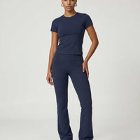 Flare High Waist Sculpt Yoga Leggings — view 2
