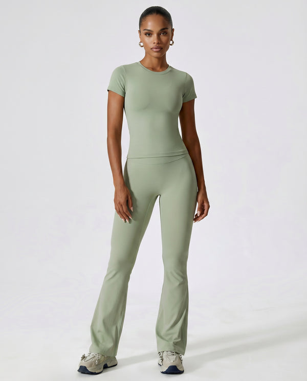 Flare High Waist Sculpt Yoga Leggings