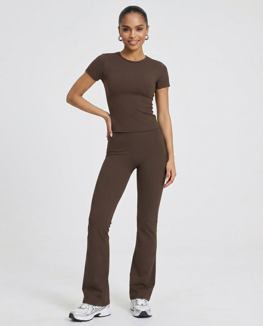 Flare Seamless High Waist Bootleg Yoga Pants