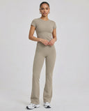 Flare High Waist Sculpt Yoga Leggings — view 2