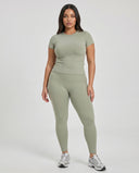 Seamless High Waist Sculpting Compression Leggings — view 3
