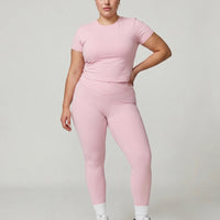 High Waist Crossover Sculpt Compression Leggings — view 3